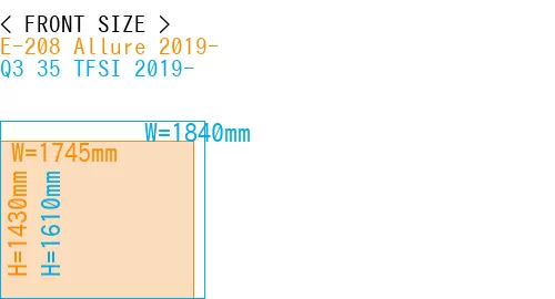 #E-208 Allure 2019- + Q3 35 TFSI 2019-
